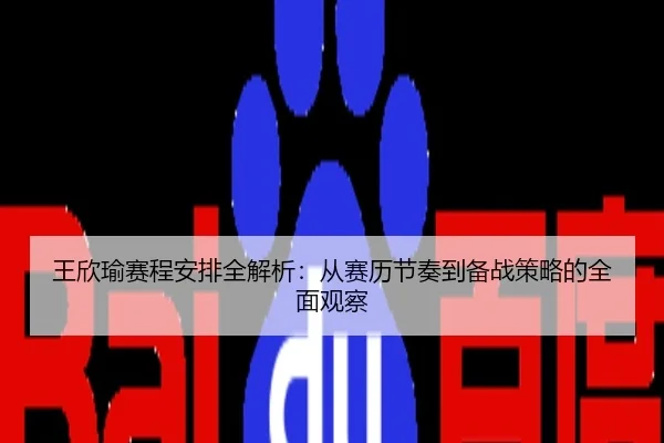 王欣瑜赛程安排全解析：从赛历节奏到备战策略的全面观察